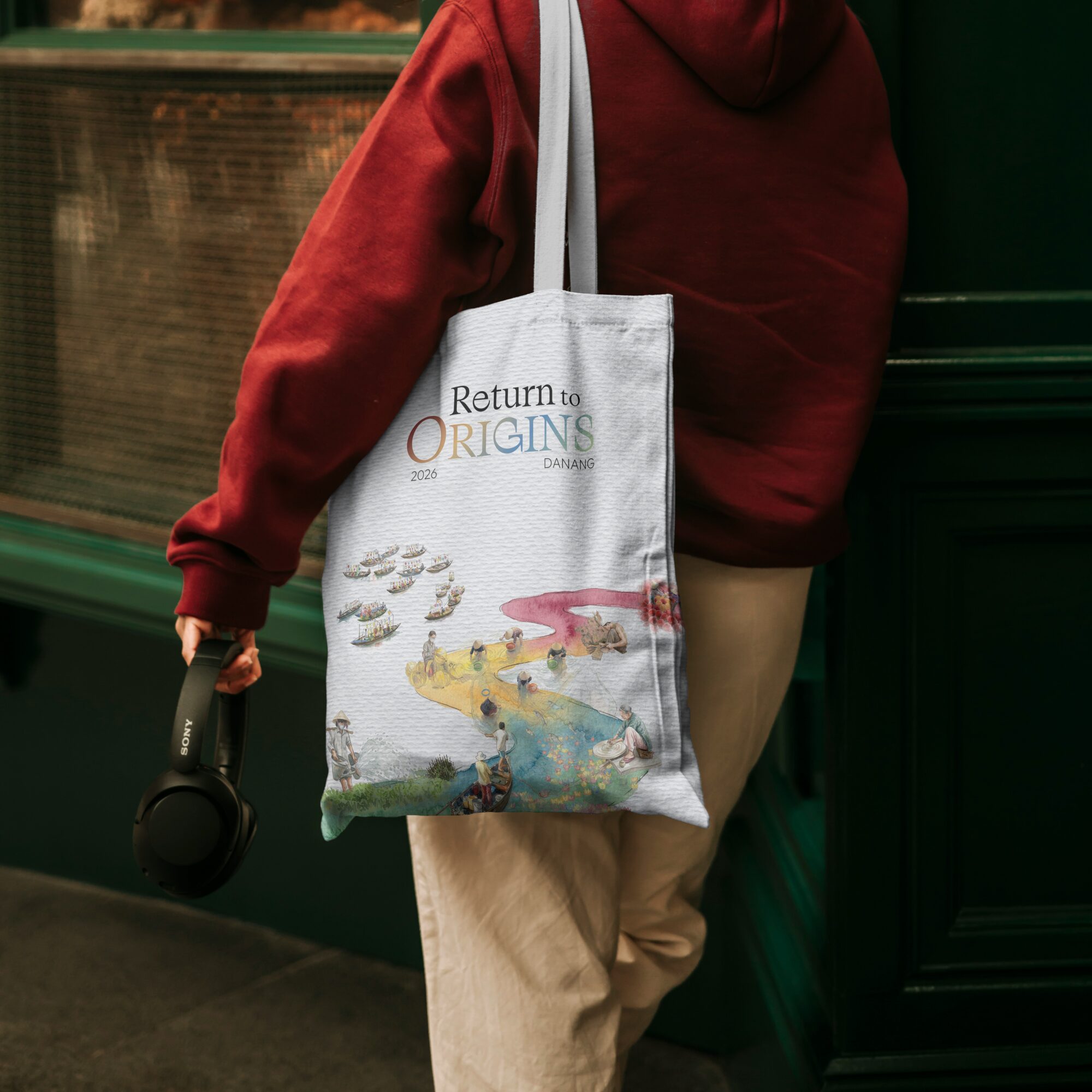 Return to Origins tote bag